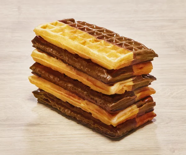 Wafels chocolade (6 stuks)